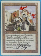 Juggernaut Revised PLD Uncommon Artist Signed Altered CARD (sa4988) ABUGames