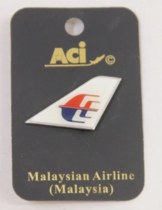 Malaysian Airline Tail Fin Lapel Pin by Aviation Collectables NEW Old Stock - Picture 1 of 2