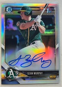 Sean Murphy 2018 Bowman Chrome Refractor /499 1st Prospect Auto Autograph CPA