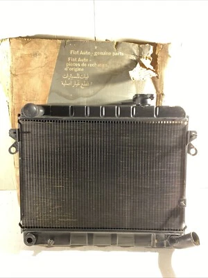 FIAT 132/ARGENTA RADIATORE ACQUA REFRIGERANTE RAFFREDDAMENTO MOTORE OEM 4376983 - Immagine 1 di 4