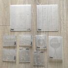 Lot 9 Sizzix Baby Shower Carriage Embossing Folders Textured Impressions