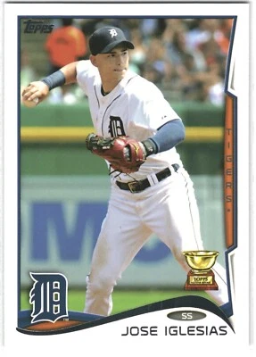 2014 Topps Baseball Jose Iglesias Rookie Cup Detroit Tigers #653 - Image 1 of 2