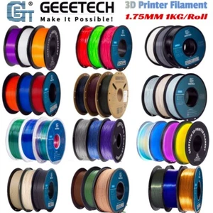 Geeetech Spain 3D Drucker Filamento 1KG 1,75mm PLA ABS+ PETG TPU Seta PLA UV Har - Imagen 1 de 115