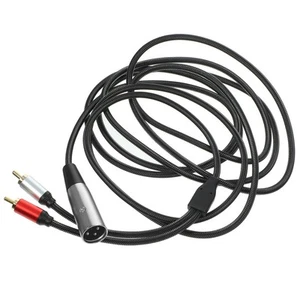 Microphone Audio Amplifier Cable Amplifier Wire Cable Microphone Balance Audio - Afbeelding 1 van 12