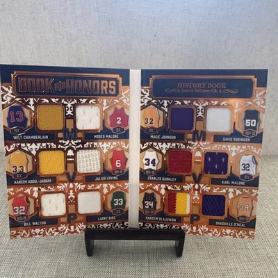 2025 Leaf History Book Book Of Honors Ch. 2 BH-1 NBA 12 Patch 01/25  - Image 1 of 4