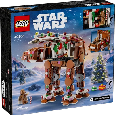 LEGO Gingerbread AT-AT Walker 40806 Christmas Craft Model 697pcs Holiday Set - Image 1 of 4