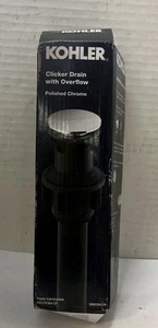 KOHLER Standard Clicker Ablauf mit Überlauf in poliertem Chrom K-RH1274364-CP - Bild 1 von 3