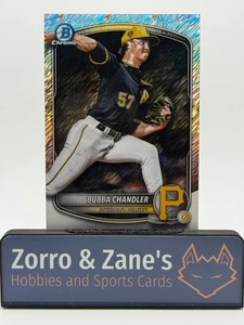 Bubba Chandler 2025 Bowman Chrome Prospect Shimmer Refractor #BCP-171 Pirates - Picture 1 of 2
