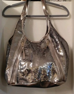 Kensie Sequin Hobo Shoulder Bag  Large  - Picture 1 of 11