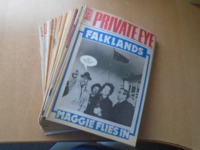 Private Eye - 28 different issues from between 1983 & 1986. See pics below. - Image 1 of 4