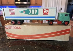 Vintage 1/64 Winross Semi Truck Trailer 7UP Soda With Box - Picture 1 of 24