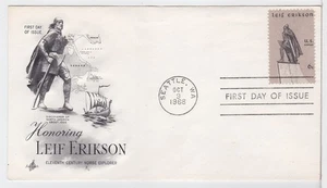 TurtlesTradingPost- Leif Erikson- Explorer 1968 #1359 FDC  Artcraft FDC - Picture 1 of 1