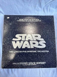 Star Wars Soundtrack LP Vinyl Record with A Space Odyssey John Williams 1977 - Picture 1 of 8