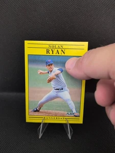 1991 Fleer #302 Nolan Ryan Texas Ranger MLB Baseball Card - Picture 1 of 2