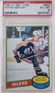 1980 OPC O-Pee-Chee #250 Wayne Gretzky PSA 6 EX-MINT EX-MT (second year) - Picture 1 of 5