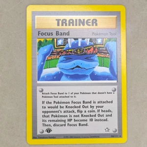Pokemon Card: Neo Genesis 1st Edition Rare: Focus Band 86/111 NM Near Mint - Picture 1 of 2