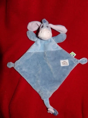 Doudou  Plat Disney Bourriquet Bleu Rose Neuf  2 dispos - Photo 1/2