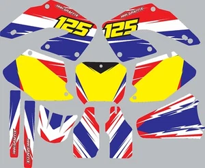Kit Gráfico para 2000-2001 Honda CR125 CR 125 Funda Guardabarros Calcomanías Plásticas - Imagen 1 de 1
