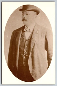 Paul Masson Portrait Postkarte Saratoga Kalifornien Champagner Weinkeller - Bild 1 von 2