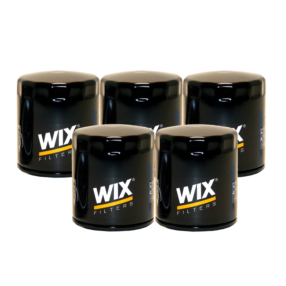 Juego de 5 filtros de aceite de motor Wix para Buick Cadillac Chevy GMC Pontiac StdAsp Foto 1 de 1