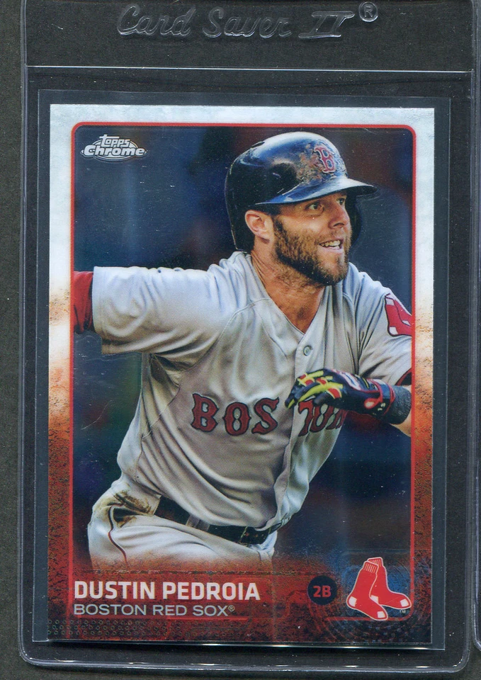 2015 Topps Chrome Dustin Pedroia #172 Mint - Image 1 of 1