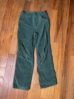 Pantalones de pana de terciopelo verde City Threads para niños talla 7 hechos en mezcla de algodón en EE. UU. Foto 1 de 4