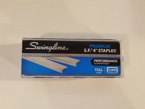 Swingline Premium Staples # 35450 S.F. 4 Staples Full Strip 5,000pcs NIB - Picture 1 of 7