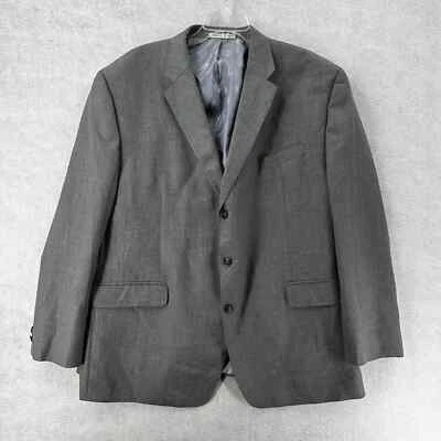 Abrigo Sean John Sport Para Hombres 50R Fino Traje Gris Blazer Chaqueta Foto 1 de 4