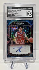 Anthony Black Prizm Draft Picks 2022 RC Auto CGC 9.5 Nebula #’d /5 (Not PSA)