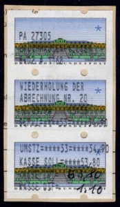 Bund ATM 2.2.1 Abrechnung 3er-Streifen PA 27305 Bruchhausen-Vilsen - Bild 1 von 2