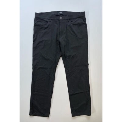 Pantalón de mezclilla THEORY Raffi Tech Ponte para hombre 34x27,5 calce ajustado gris elástico sarga Foto 1 de 4