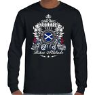 T-shirt szkockiego motocyklisty Soul Attitude męski motocykl rower cafe racer