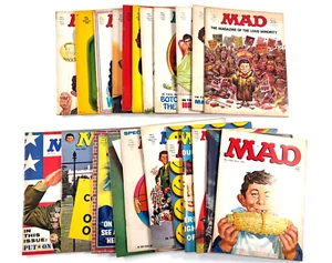 LOT (x31) 60s 70s MAD Magazine Nixon TV humor parody Al Jafee SPECIALS - Picture 1 of 10
