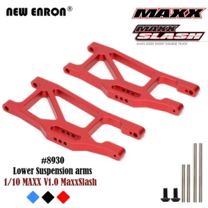 Front Rear Lower Suspension Arm 8930 for 1/10 Traxxas 4S Narrow Maxx MaxxSlash - Picture 1 of 18