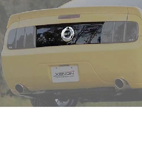 2005-2009 Ford Mustang V6 GT GT500 GTS Smoke Taillight Center Blackout Panel - Image 1 of 1