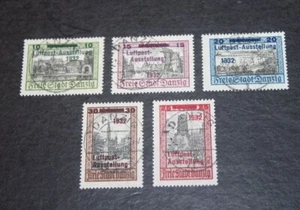 DANZIG Nr.231-235 Luftpostausstellung komplett gestempelt - Bild 1 von 1