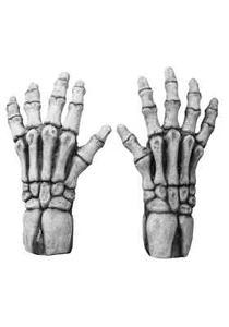 Adult White Skeleton Claw Gloves - Picture 1 of 1