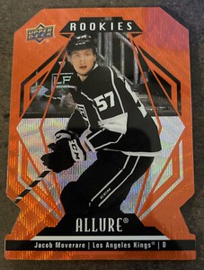 22-23 Upper Deck Allure Jacob Moverare Rookie ORANGE SLICE #130