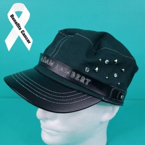 Sombrero Adam Lambert verde y negro con joyas talla mediana - Imagen 1 de 9