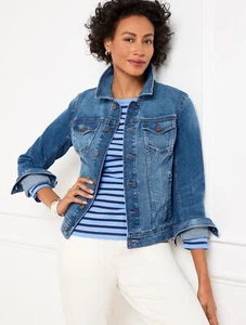 Classic Jean Jacket - Isla Wash at Talbots, MSRP 119$, All size available. - Picture 1 of 4