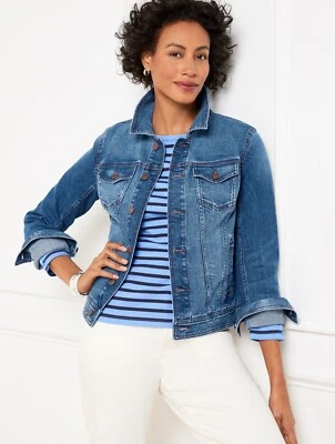 Classic Jean Jacket - Isla Wash at Talbots, MSRP 119$, All size available. - Image 1 of 4
