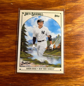 2023 Topps Bob Ross The Joy of Baseball Aaron Judge NY Yankees #86