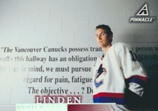 1997-98 Pinnacle #106 TREVOR LINDEN - Vancouver Canucks