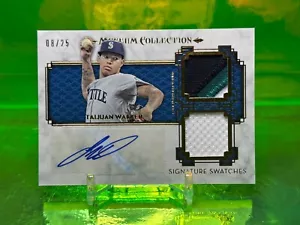 #6/25 2014 Taijuan Walker RC Jersey Patch Auto RPA Museum Collection Phillies - Bild 1 von 2