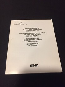 Snk Neogeo Pocket System  Manual Insert