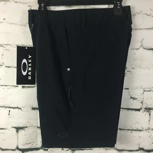 Oakley Mens 30, 32, 34 Icon Chino Hybrid Quick Dry Golf Shorts 442218 Navy Blue - Picture 1 of 14