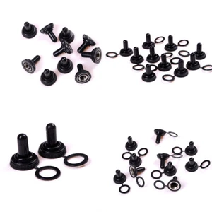 10Pcs 12mm Dia Toggle Switch Waterproof Rubber Cover Cap Waterproof Boot Cap  WN - Picture 1 of 11