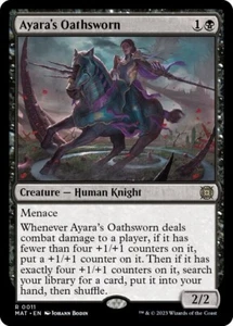 *foil* AYARA'S OATHSWORN 011 March of the Machines Aftermath MTG - Picture 1 of 1