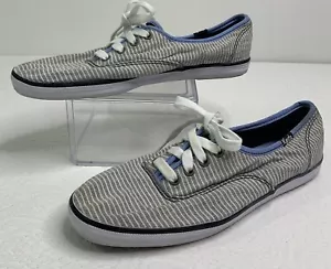 Scarpe sneakers Keds in tela da donna misura 7 strisce - WF52425-B15-61444. F14 - Foto 1 di 7