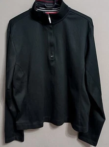 Nike Golf Pullover 1/4 Zip Top Youth XL (16-18) FIT DRY Black - Picture 1 of 11